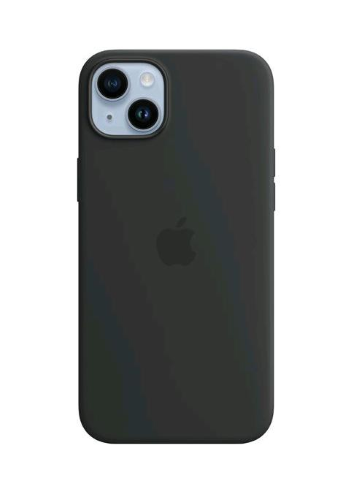 APPLE iPHONE 14 PLUS COVER CON MAGSAFE IN SILICONE MEZZANOTTE